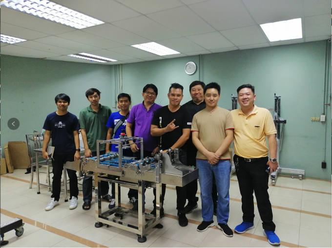 Máy cho ăn gấp đôi kích thước lớn cho túi gạo và túi ngũ cốc 4