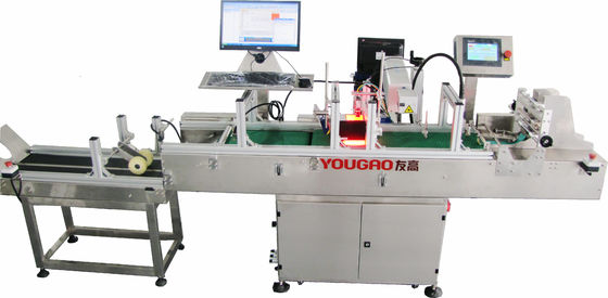 40m min Hệ thống kiểm tra thị giác Yougao với phát hiện và từ chối sản phẩm