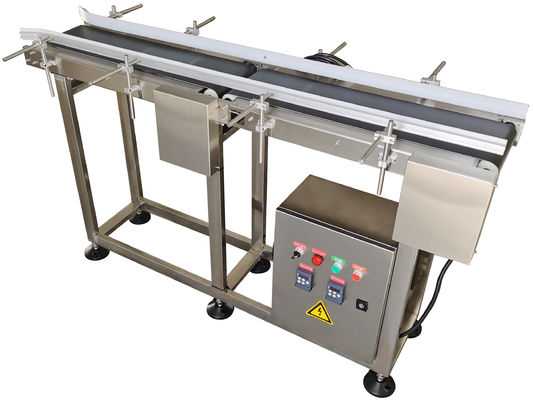 25m/min Injet printer coding conveyor Electronic speed regulation