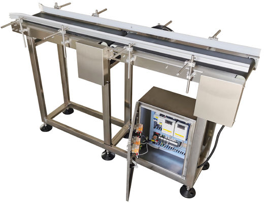 25m/min Injet printer coding conveyor Electronic speed regulation