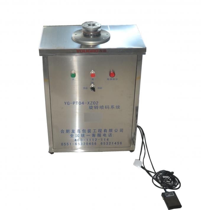 YOUGAO 180W Rotray Coding Machine On Round Product Circumference Mặt cuối cùng 0
